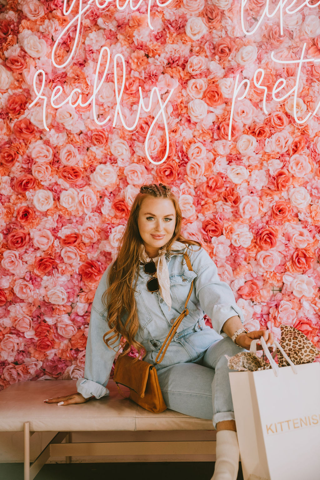 Kittenish flower wall 2 - The Gulch